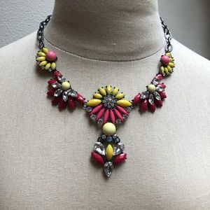 Amrita Singh Pink & Lemon Statement Necklace